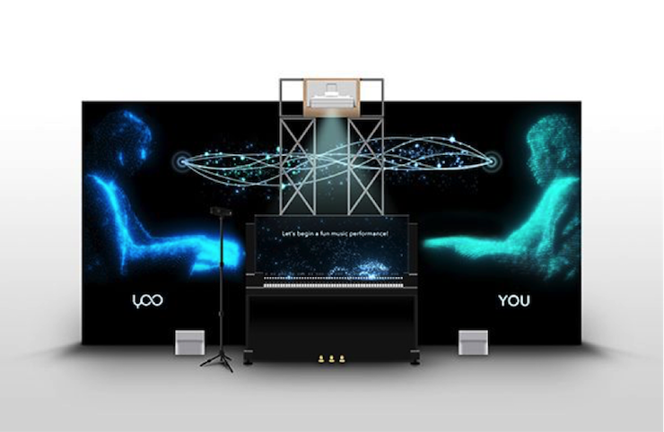 热博联手博报堂i-Studio展出实验性人工智能音乐装置“与YOO合奏”