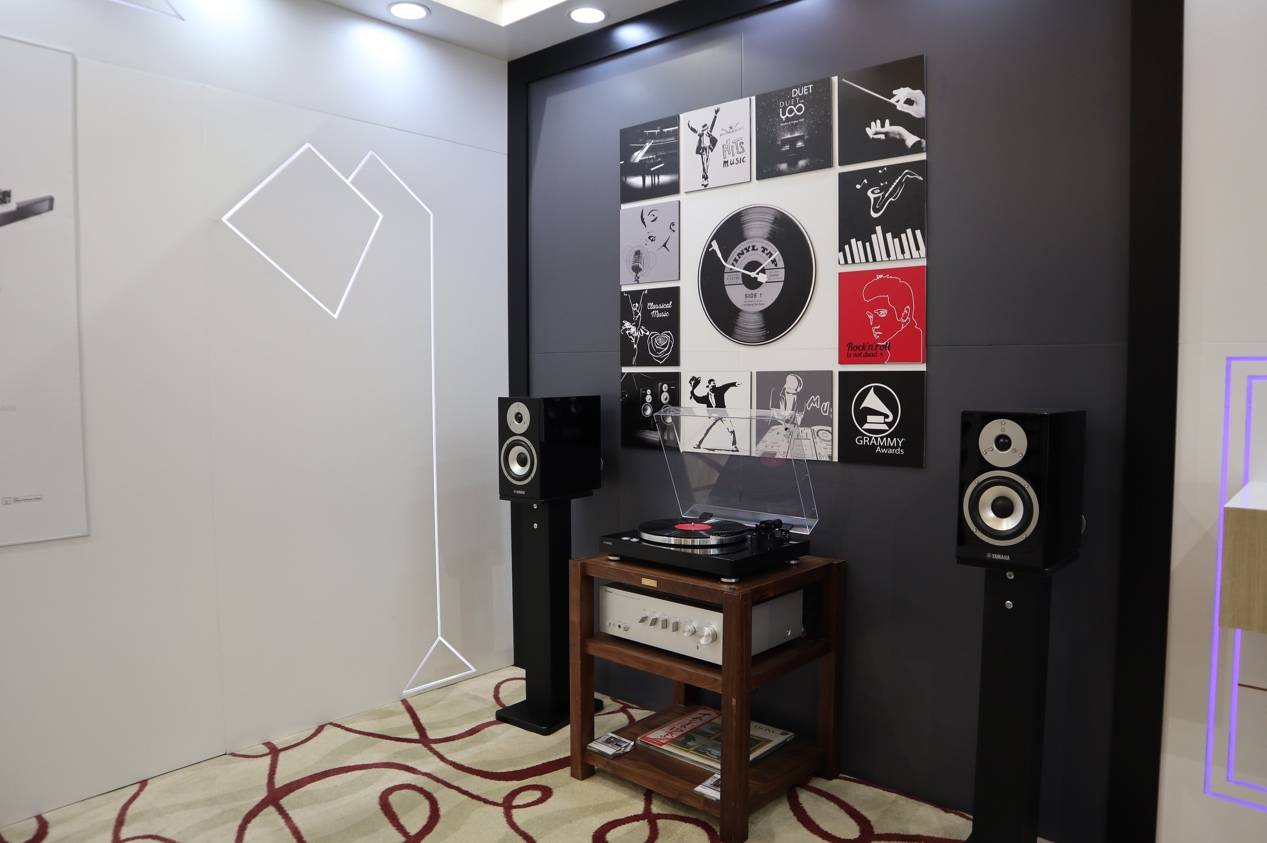 娱乐音质新境界，热博携带家庭音响新品亮相2018广州国际音响唱片展