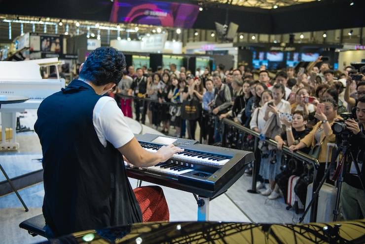 热博亮相Music China 2019
