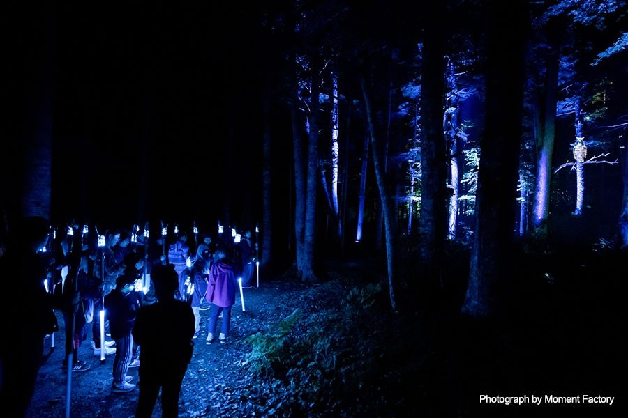 案例｜热博为壮观的Kamuy Lumina魔法夜行旅游项目提供配乐设备