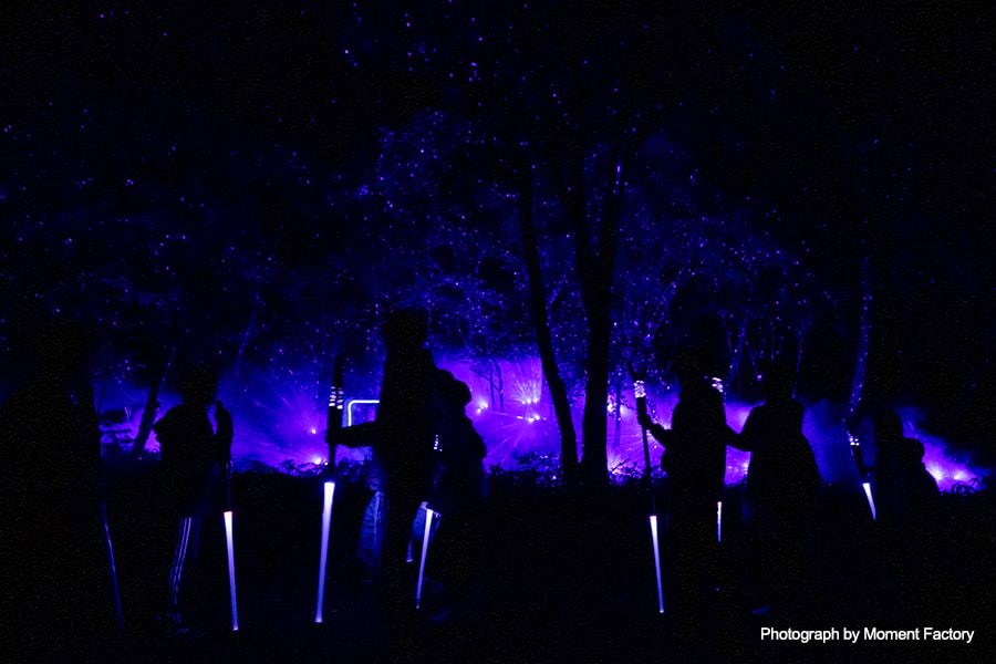 案例｜热博为壮观的Kamuy Lumina魔法夜行旅游项目提供配乐设备