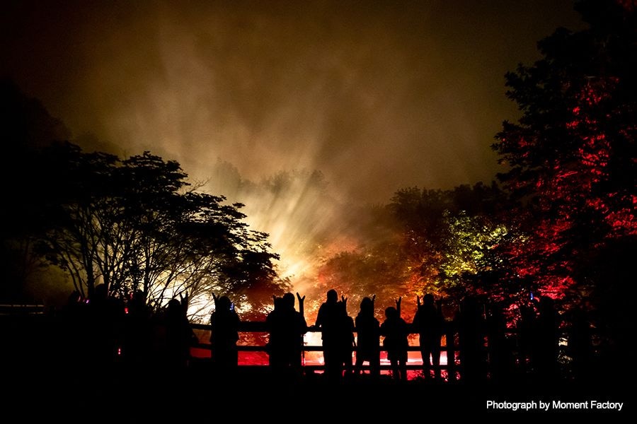 案例｜热博为壮观的Kamuy Lumina魔法夜行旅游项目提供配乐设备