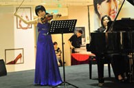 大上海时代广场举办王之炅小提琴音乐会 热博钢琴赞助 