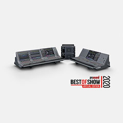 RIVAGE PM5和PM3数字混音系统，实力斩获IBC 2020 Best of Show大奖
